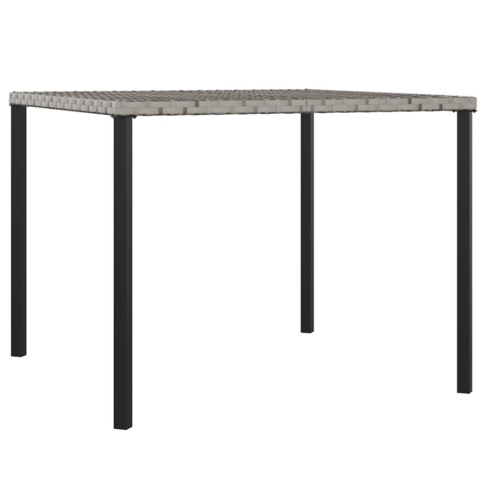 Set de comedor de jardín 6 pzas y cojines ratán sintético