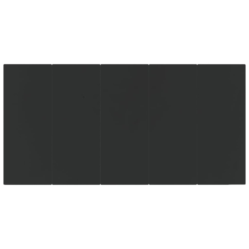 Juego de comedor de jardín 7 piezas ratán sintético