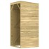 Caseta de almacenaje de jardín madera de pino 100x110x218