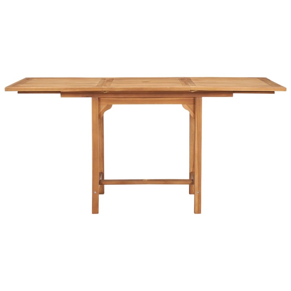 Juego de comedor para jardín 7 piezas madera maciza