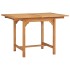 Juego de comedor para jardín 7 piezas madera maciza