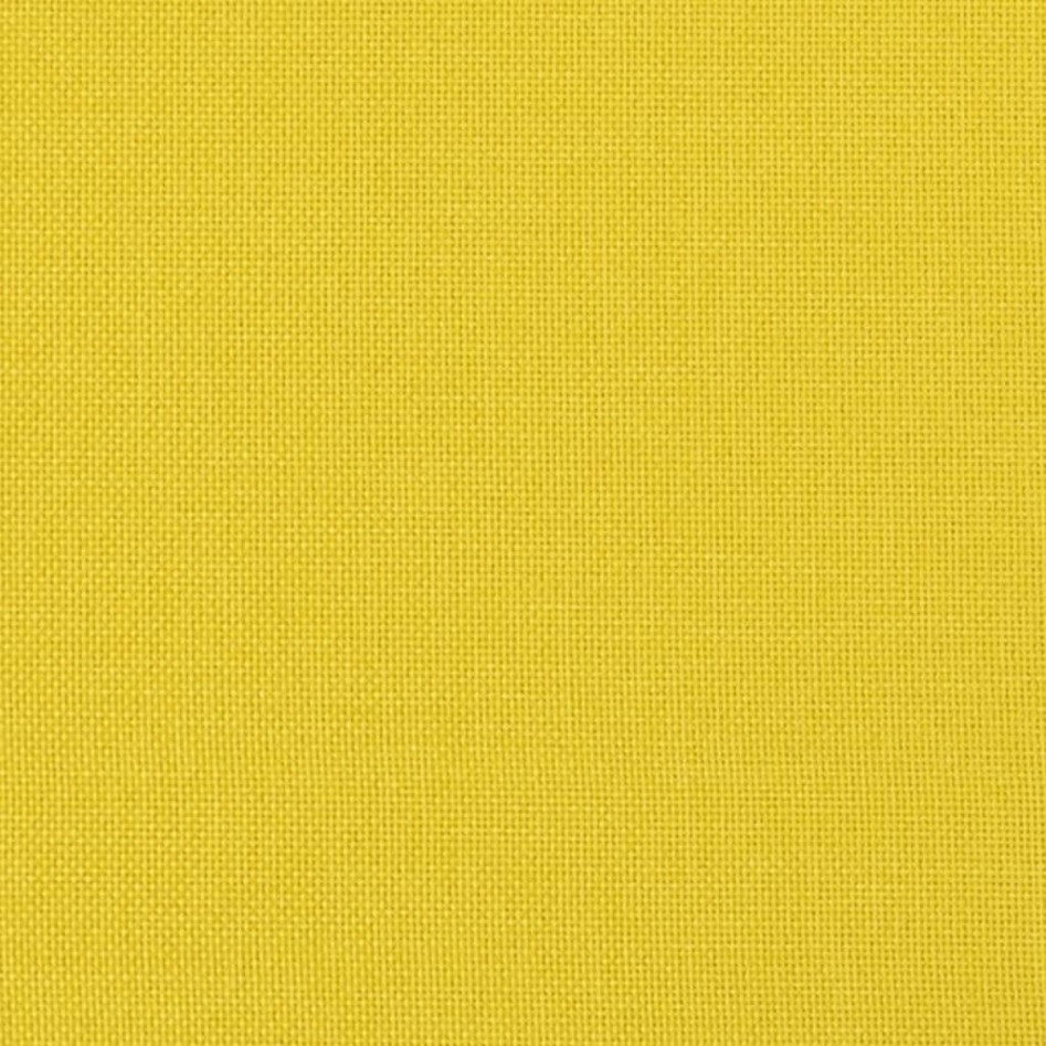 Juego de sofás 2 piezas tela amarillo