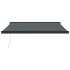 Toldo retráctil aluminio y tela gris antracita 3x2,5