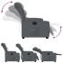Sillón reclinable elevable eléctrico de cuero sintético