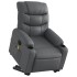 Sillón de masaje elevable eléctrico cuero sintético