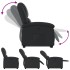 Sillón reclinable eléctrico elevable cuero auténtico