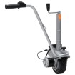 Rueda jockey de remolque motorizada aluminio 12 V 350 W