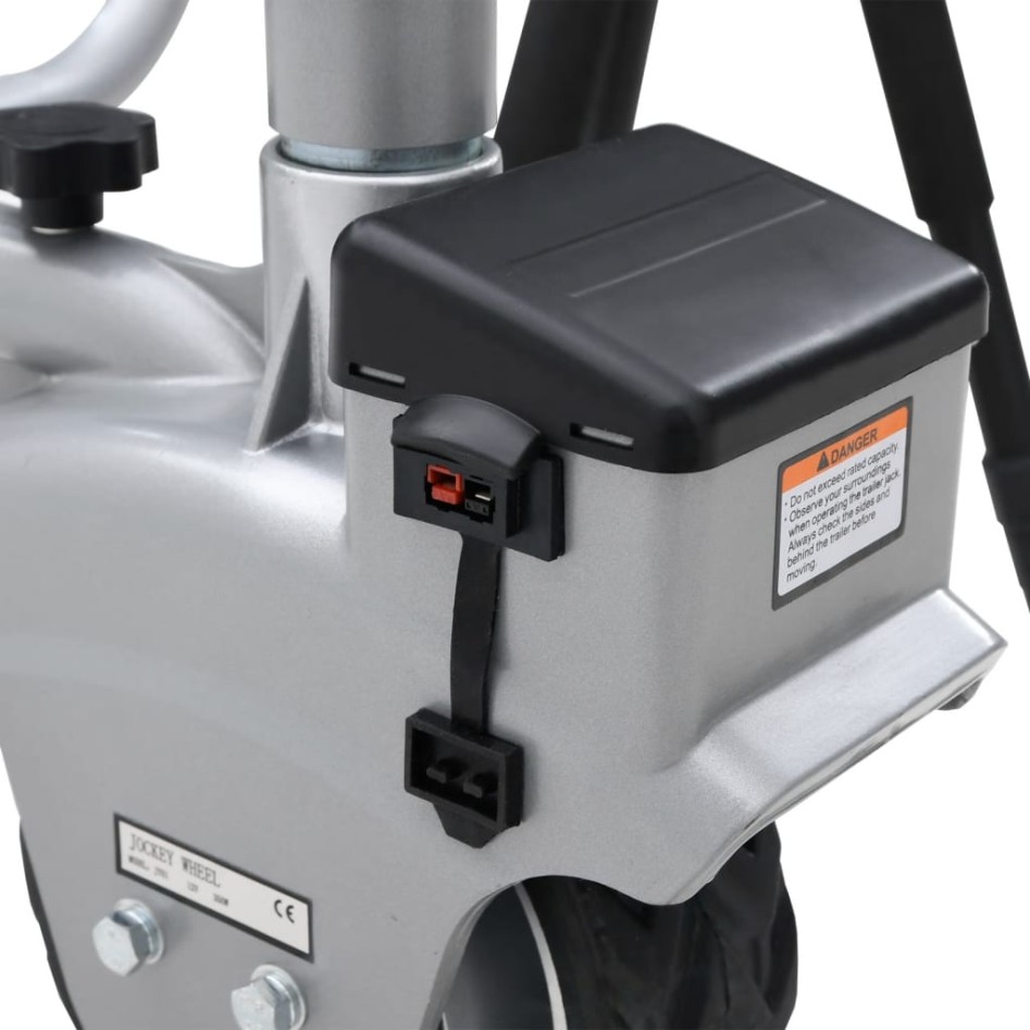 Rueda jockey de remolque motorizada aluminio 12 V 350