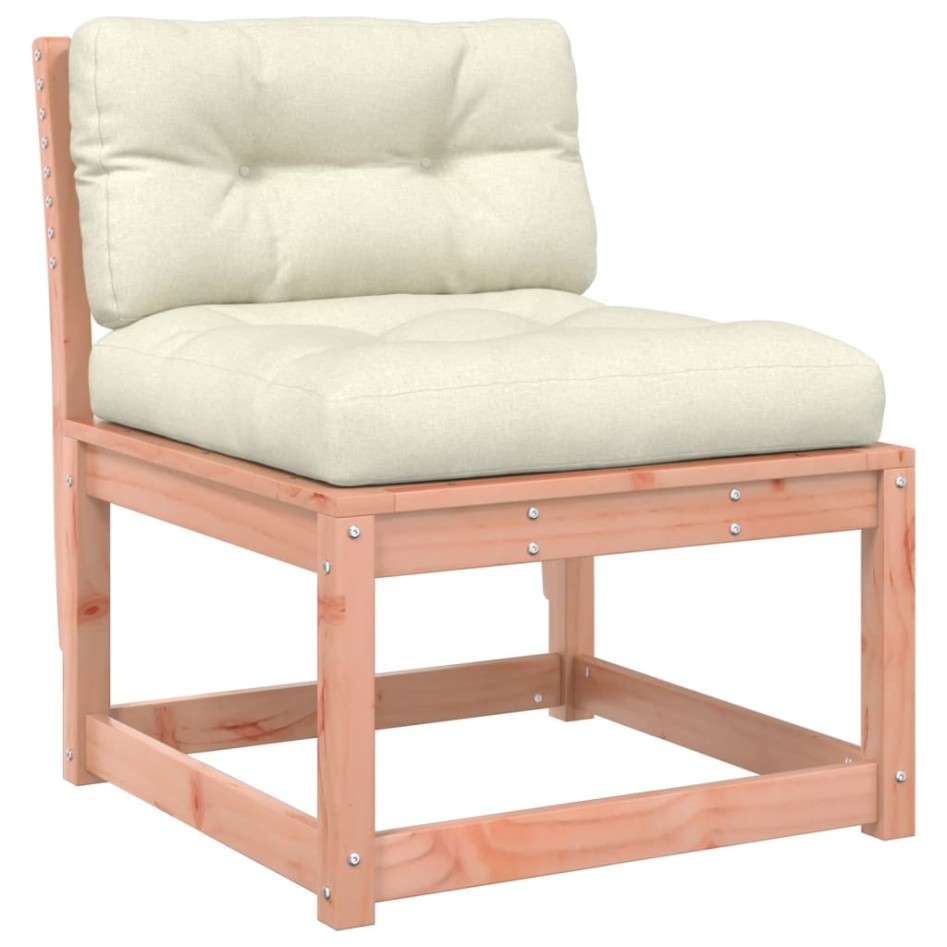 Set de sofás jardín 5 pzas con cojines madera maciza