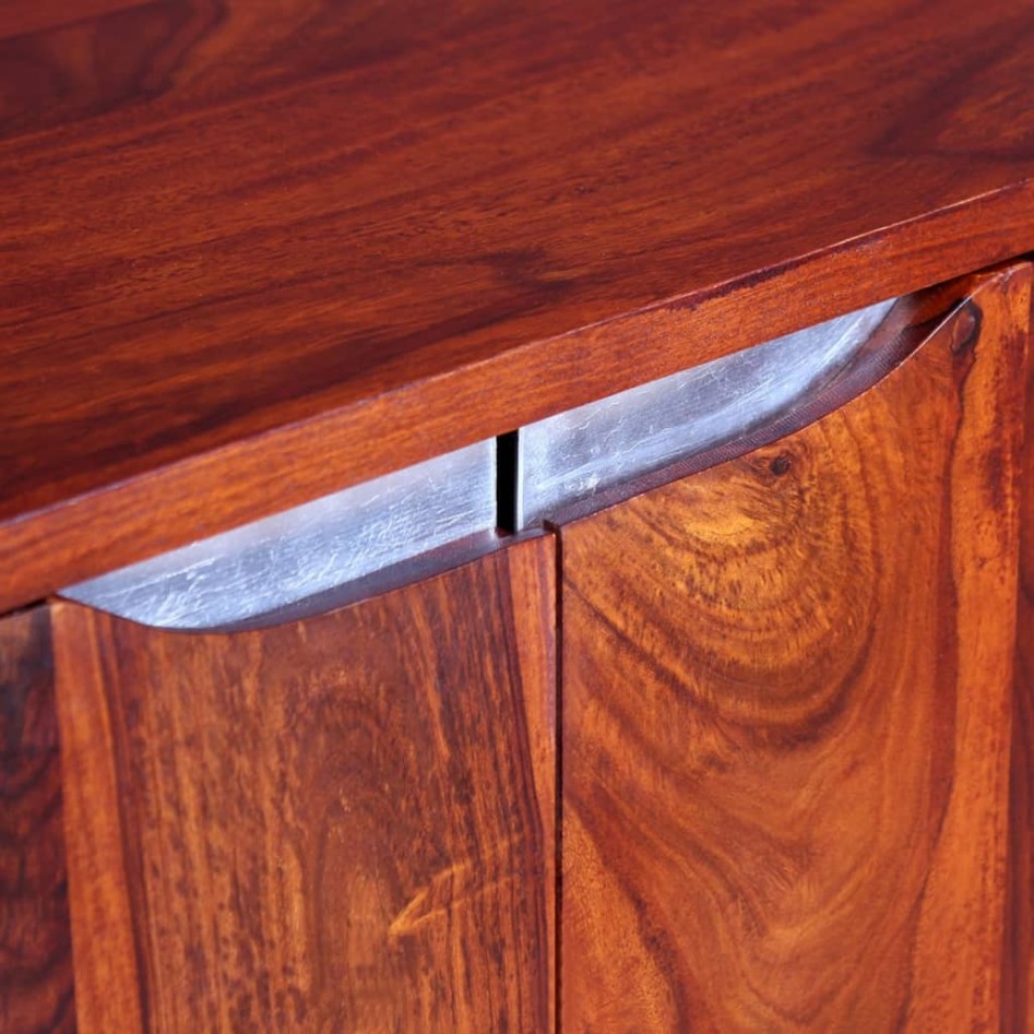 Aparador de madera maciza de sheesham 75x35x60