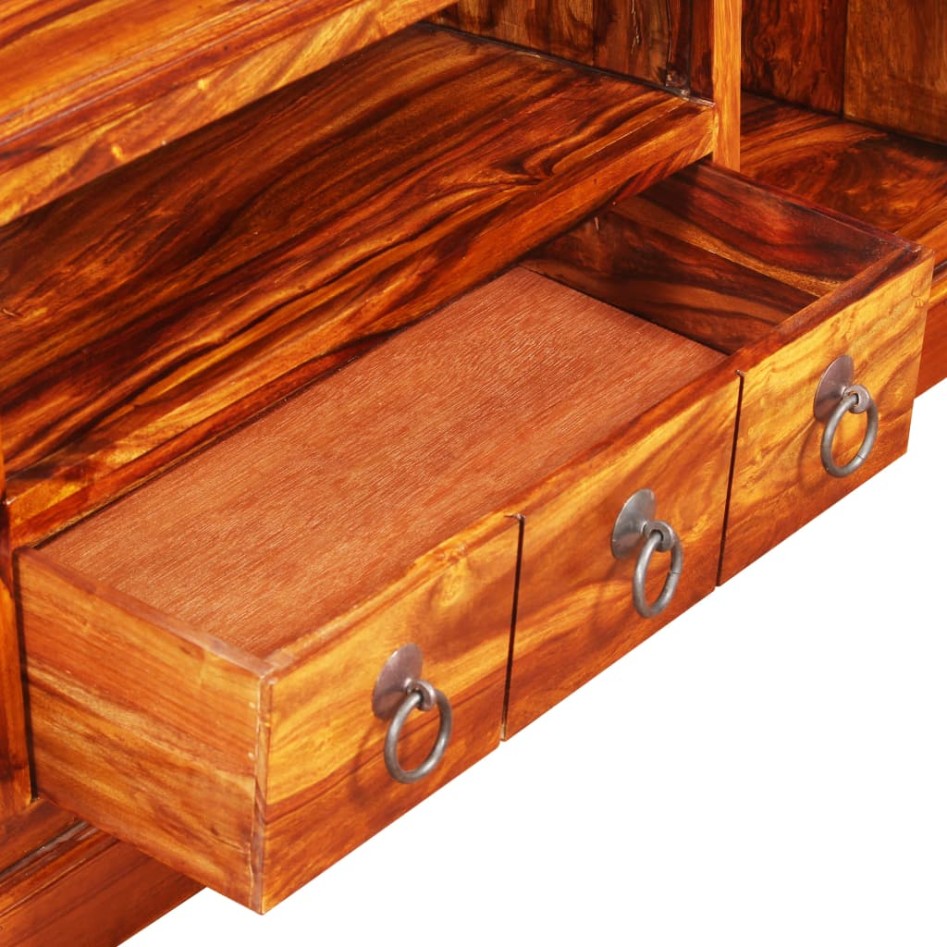 Mueble para TV madera maciza de sheesham 120x30x40