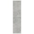 Armario de madera contrachapada gris hormigón 100x50x200