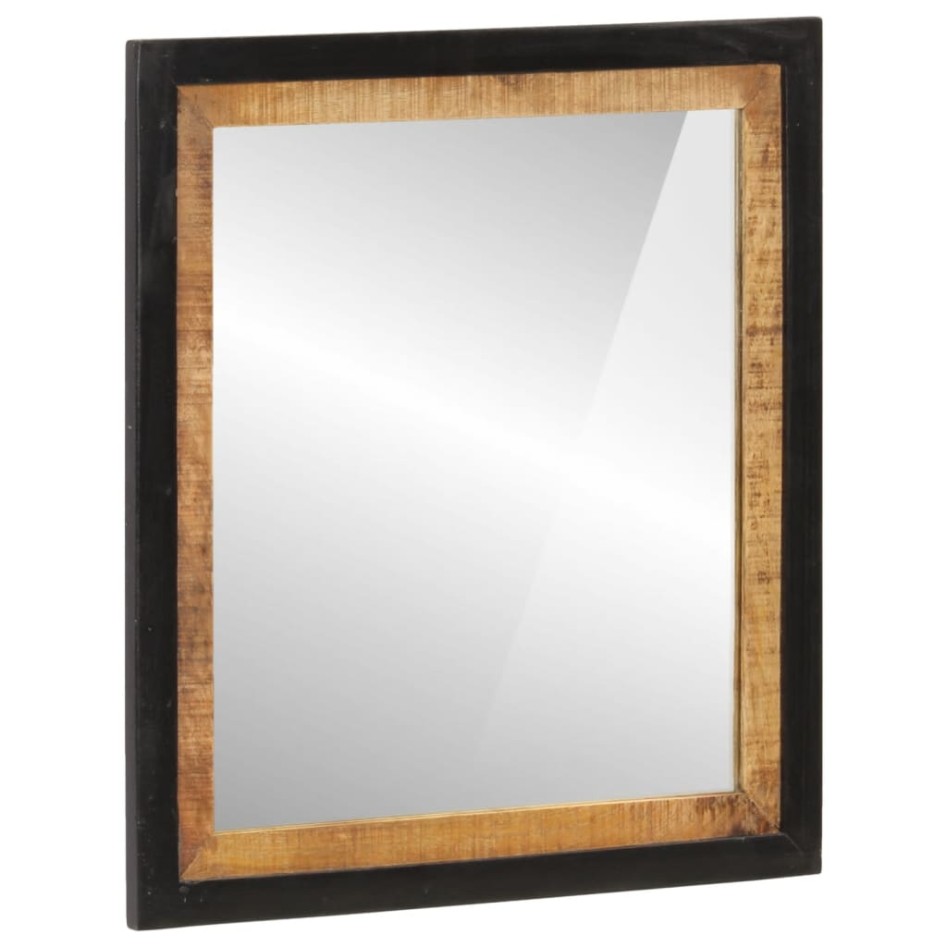 Conjunto de muebles de baño 4 pzas madera maciza mango y