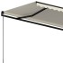 Toldo retráctil manual color crema 500x300