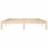 Estructura de cama de madera maciza de pino 160x200
