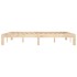 Estructura de cama de madera maciza de pino 160x200