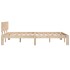 Estructura de cama madera maciza de pino 120x200