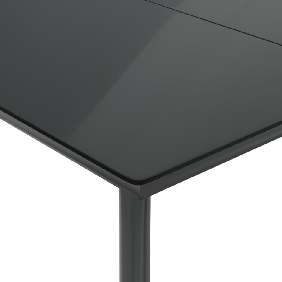 Set comedor de jardín 5 piezas con cojines ratán sintético