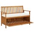 Banco de almacenaje de jardín madera maciza acacia 120x63x84