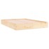 Estructura de cama madera maciza 180x200