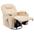 Sillón de masaje mecedora de cuero sintético