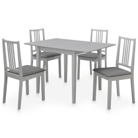 Juego de muebles de comedor 5 piezas MDF