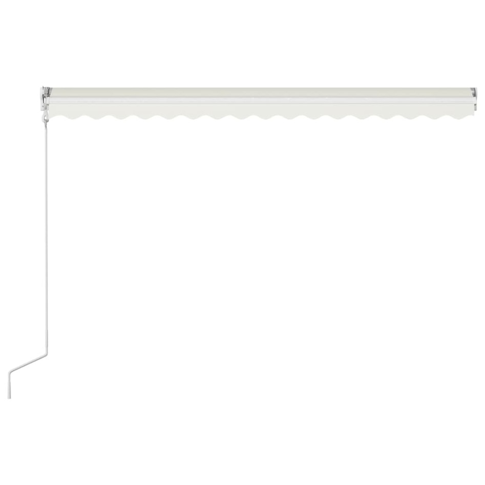 Toldo automático retráctil color crema 400x300