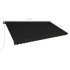 Toldo retráctil automático gris antracita 600x300