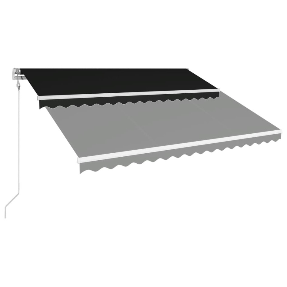 Toldo automático retráctil gris antracita 400x300
