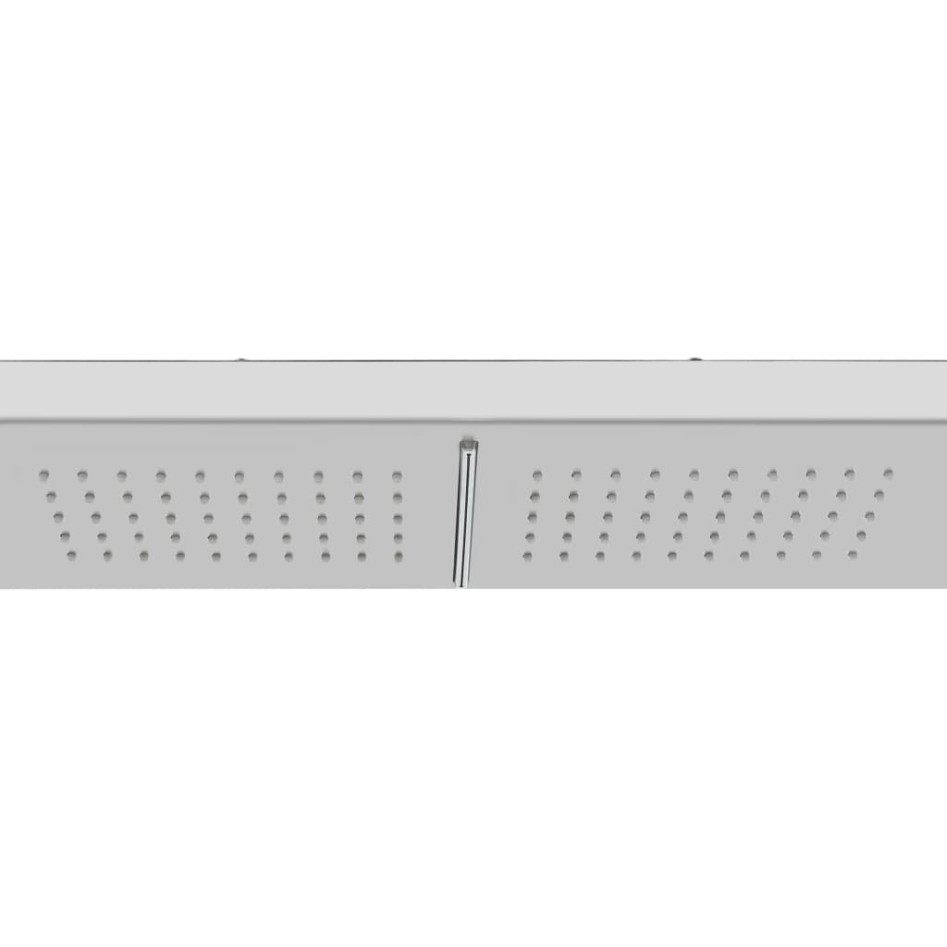 Ducha de jardín con plato acero inoxidable y