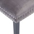 Sillas de comedor 4 unidades terciopelo