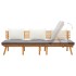 Sofá de jardín madera de acacia maciza 200x65
