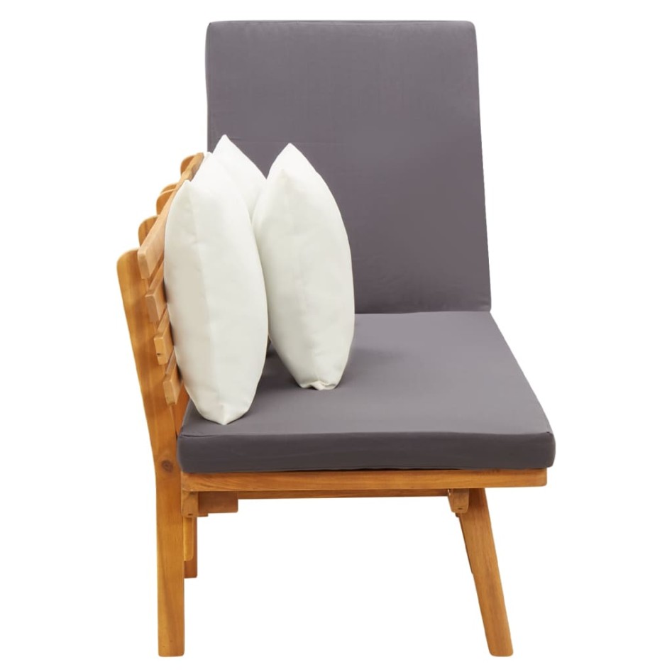 Sofá de jardín madera de acacia maciza 200x65