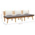 Sofá de jardín madera de acacia maciza 200x65