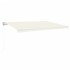 Toldo retráctil automático crema 500x300