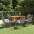 Juego de comedor para jardín de 7 piezas