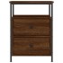Mesitas noche 2 uds madera ingeniería roble marrón 44x45x60