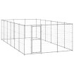 Perrera de exterior de acero galvanizado 21,78 m²