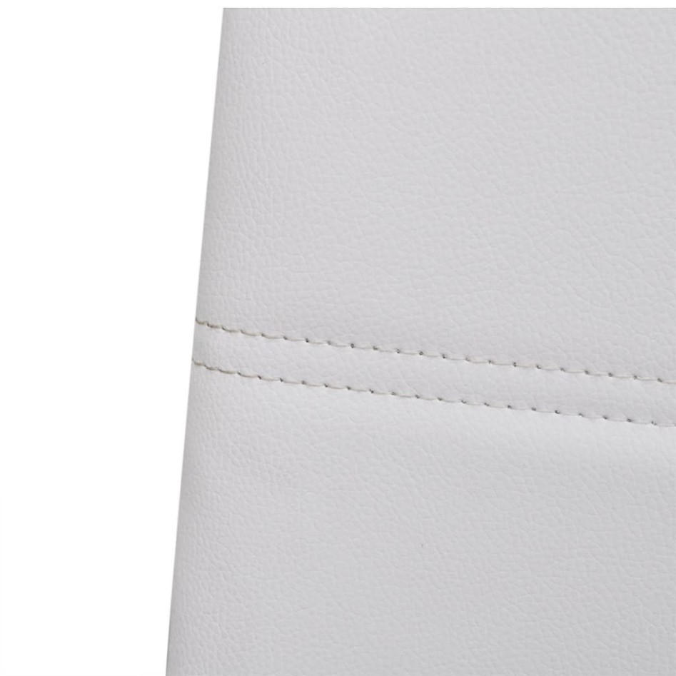 Sillas voladizas de comedor 4 unidades cuero sintético