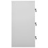 Armarios taquilla 2 uds de acero gris y rojo 90x45x92,5