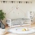 Estructura cama infantil y cajones madera pino blanco 80x160