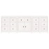 Aparador de madera maciza de pino blanco 230 x 35 x 80