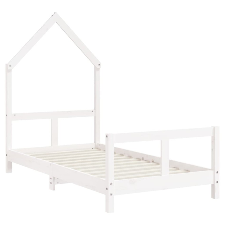 Estructura de cama para niños madera de pino blanco 80x160