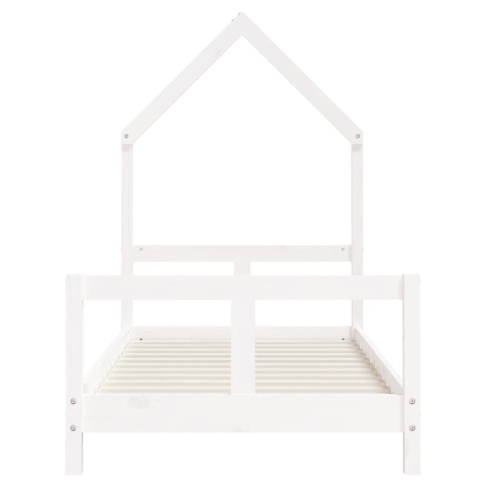 Estructura de cama para niños madera de pino blanco 80x160