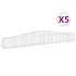 Cestas de gaviones 5 uds forma de arco hierro 400x30x40/60