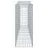 Cestas de gaviones 3 uds forma de arco hierro 400x50x120/140