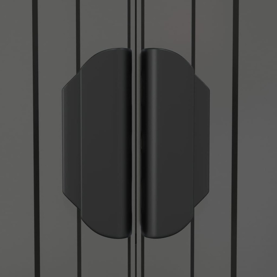 Cobertizo de jardín acero galvanizado gris claro 192x274x223