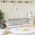 Estructura cama niños con cajones madera pino blanco 80x200