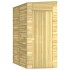 Caseta de almacenaje de jardín madera de pino 100x210x218