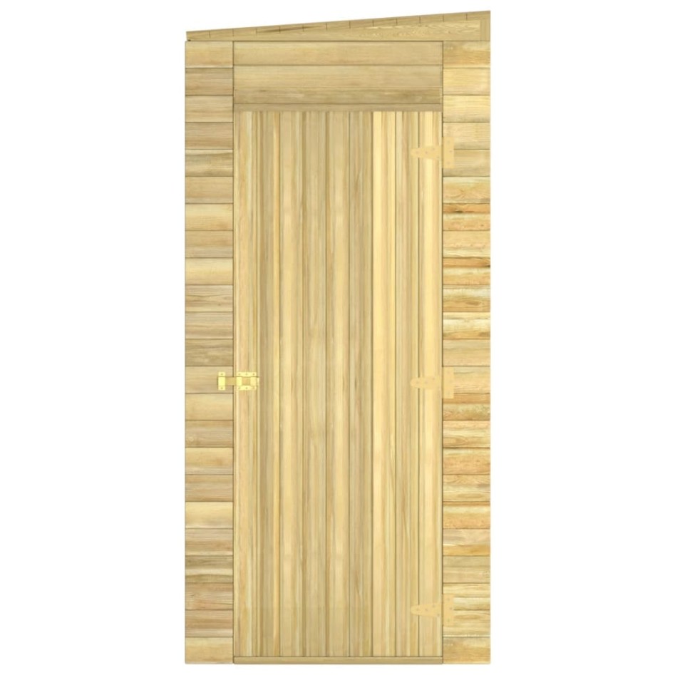 Caseta de almacenaje de jardín madera de pino 100x210x218